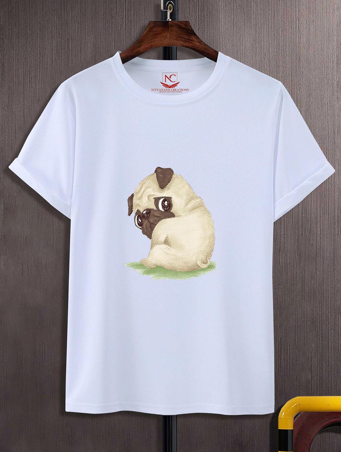 unisex white graphic printed t-shirt - 20824265 - Zoom Image - 0