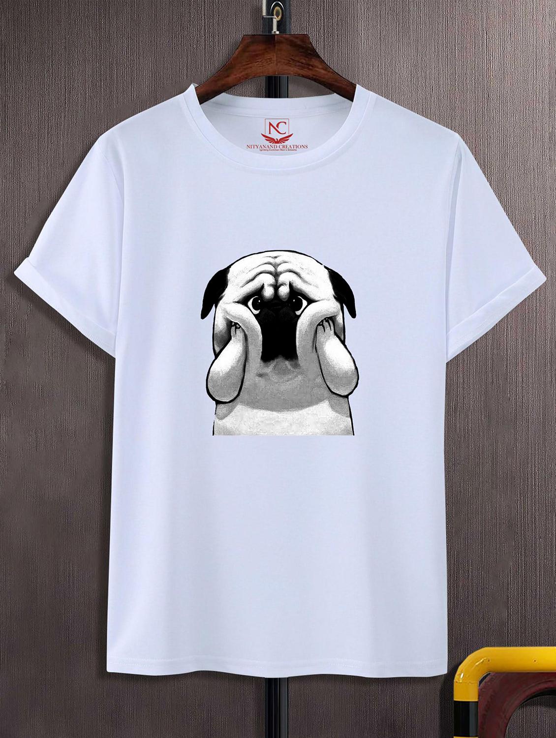 unisex white graphic printed t-shirt - 20824289 - Zoom Image - 0