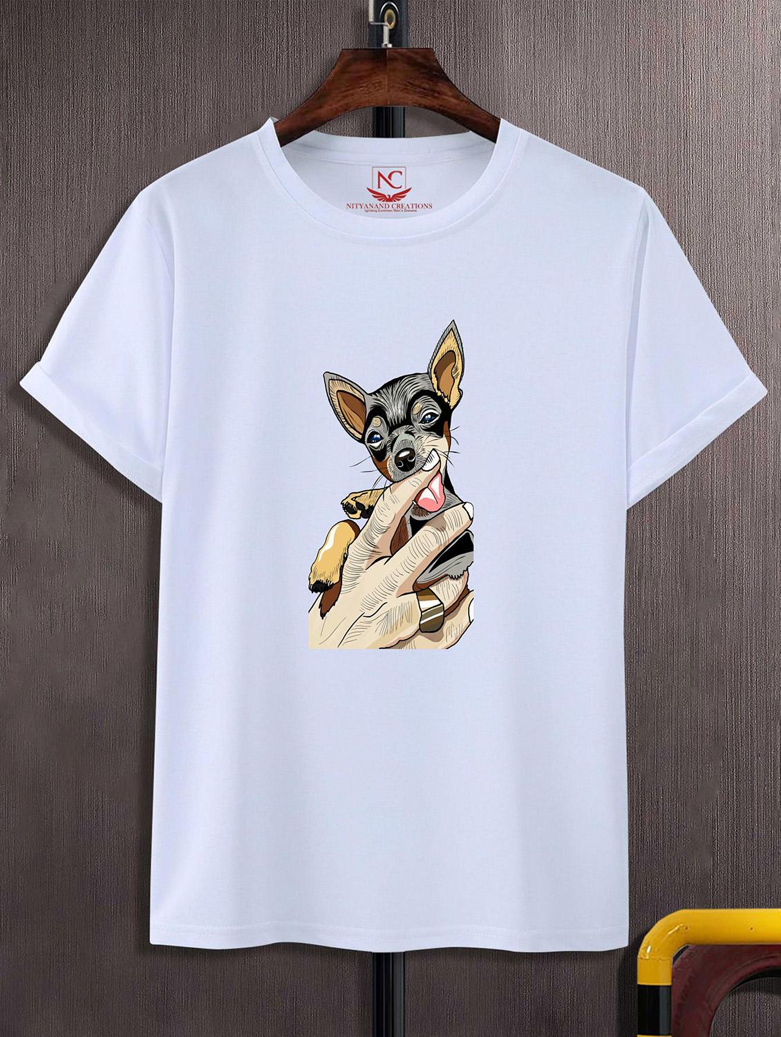 unisex white graphic printed t-shirt - 20824292 - Zoom Image - 0