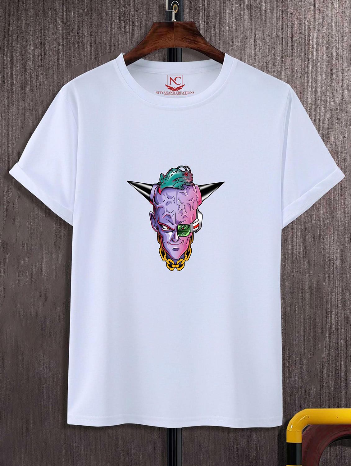 unisex white graphic printed t-shirt - 20824307 - Zoom Image - 0