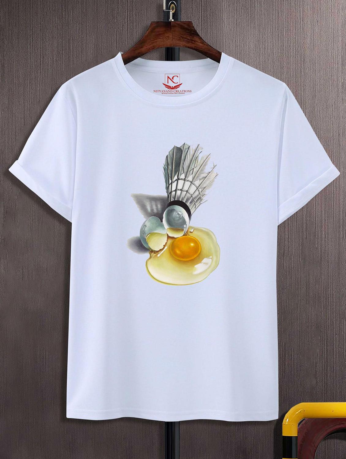 unisex white graphic printed t-shirt - 20824318 -  Zoom Image - 0