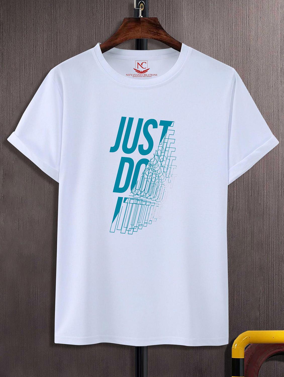 unisex white graphic printed t-shirt - 20824321 - Zoom Image - 0