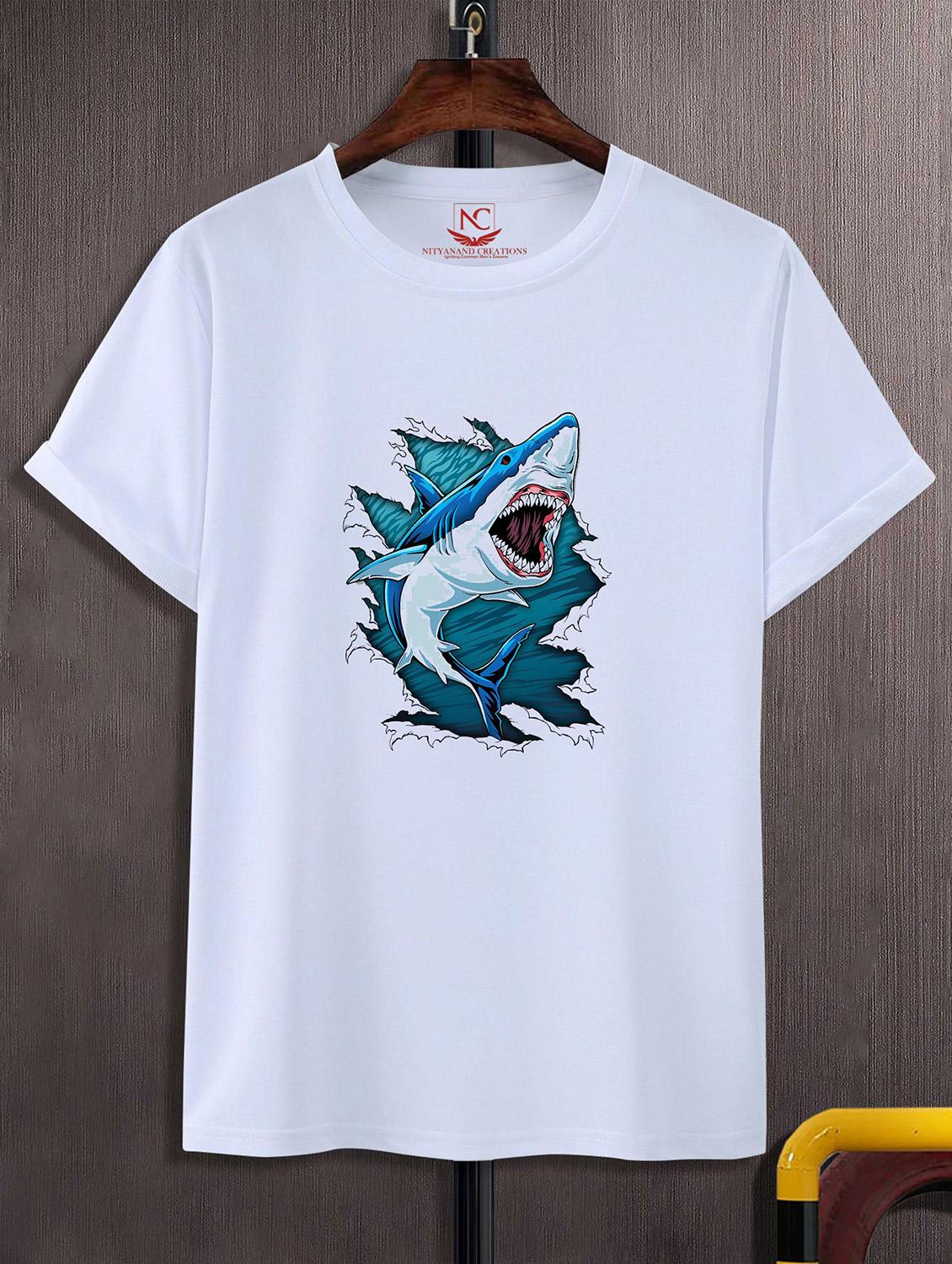 unisex white graphic printed t-shirt - 20824341 - Zoom Image - 0