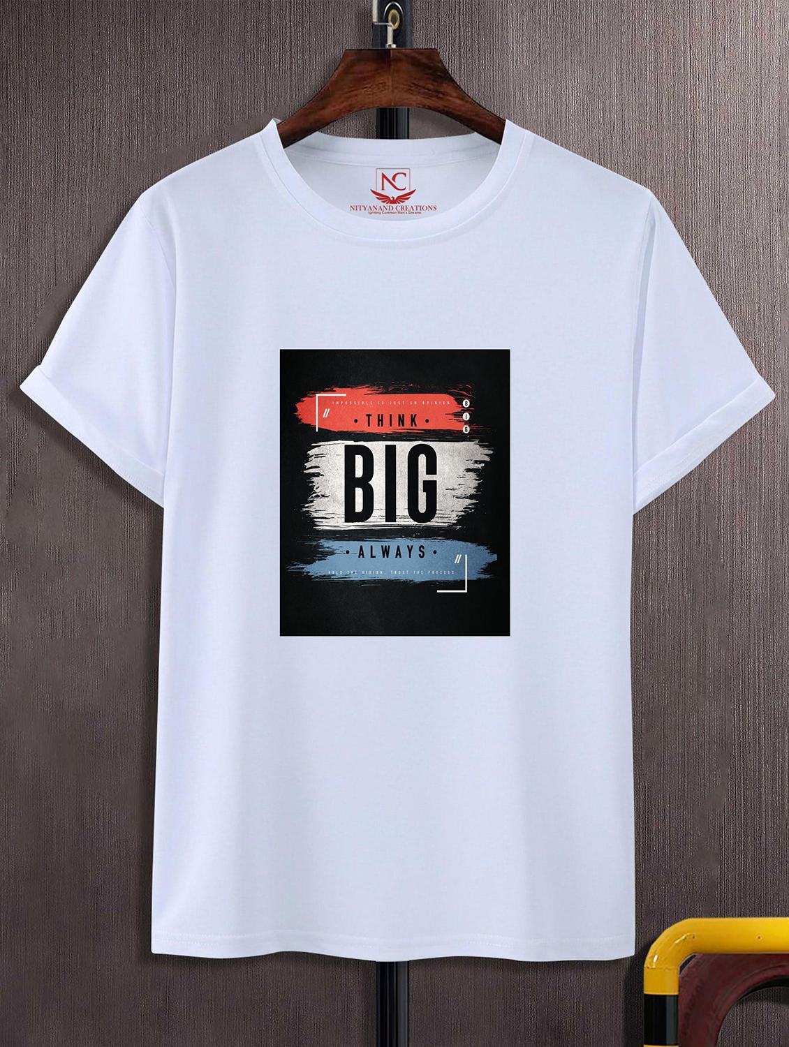 unisex white graphic printed t-shirt - 20824344 - Zoom Image - 0