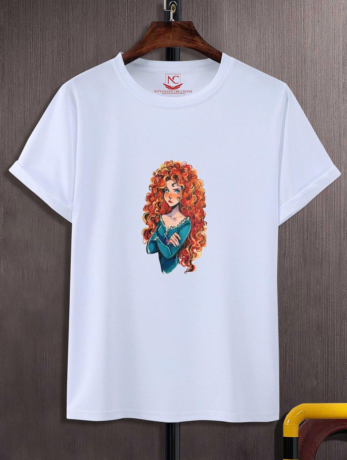 unisex white graphic printed t-shirt - 20824347 -  Zoom Image - 0