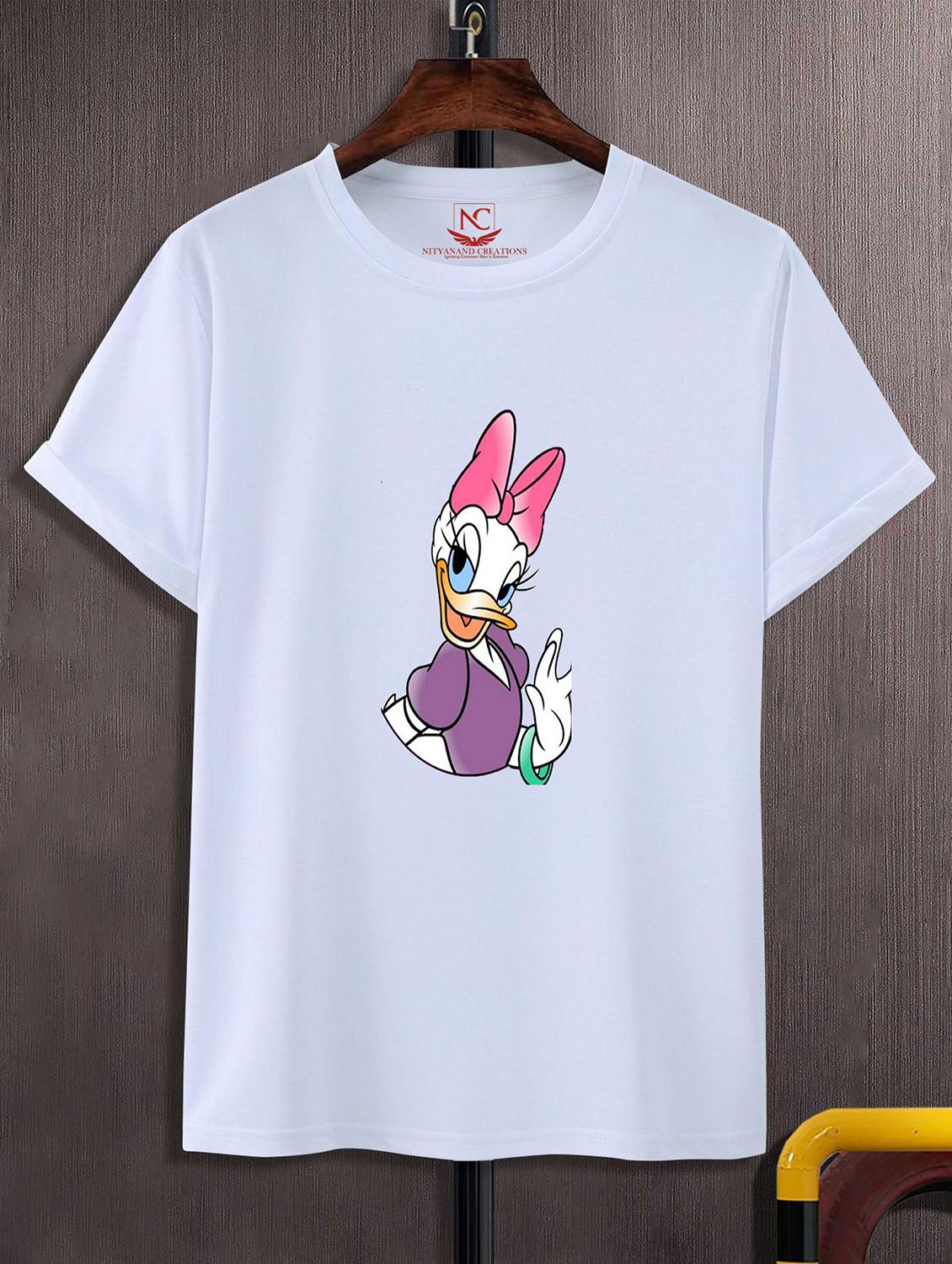 unisex white graphic printed t-shirt - 20824349 - Zoom Image - 0