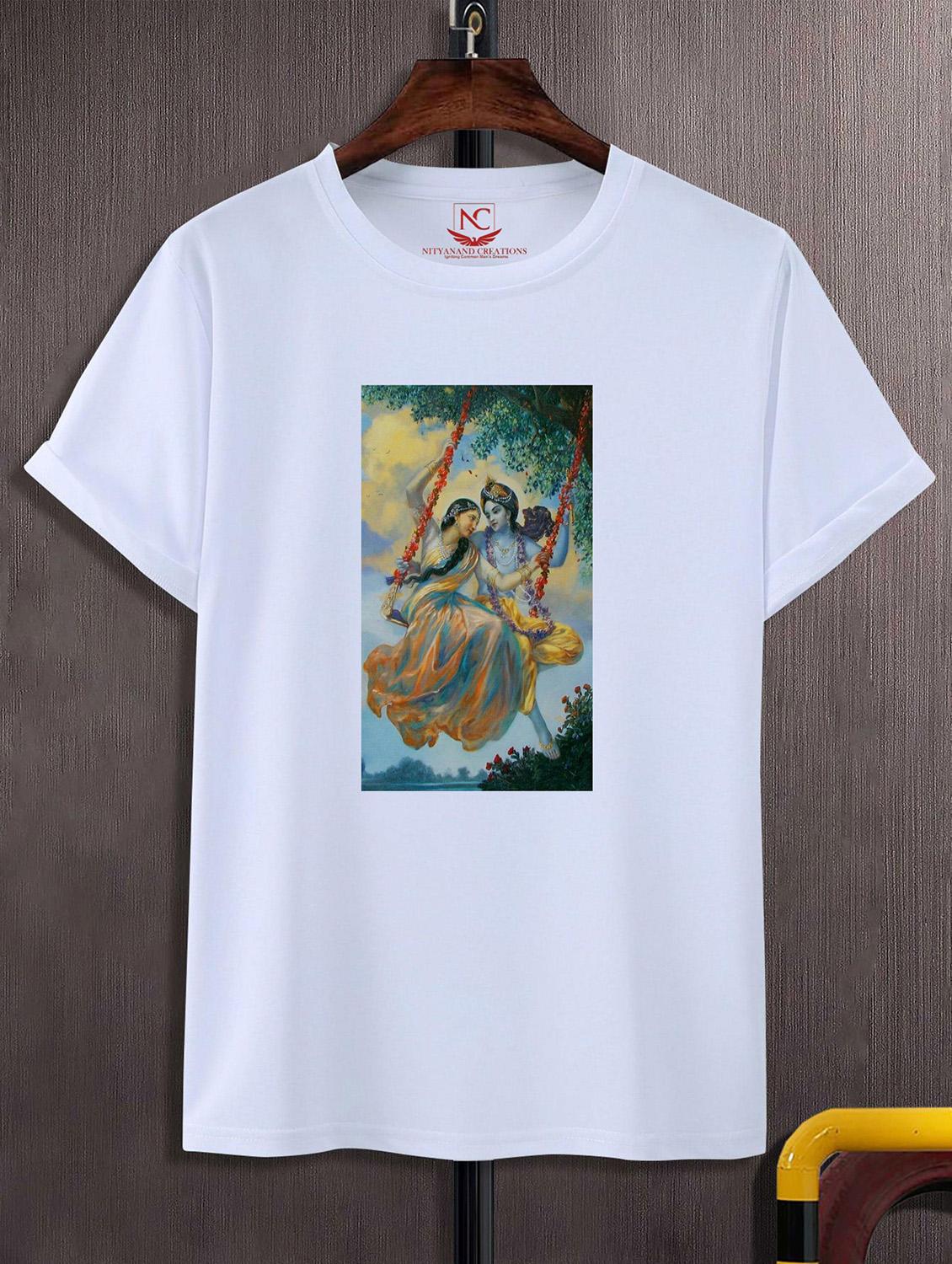 unisex white graphic printed t-shirt - 20824351 - Zoom Image - 0