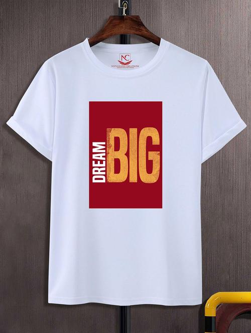 unisex white graphic printed t-shirt - 20824385 -  Standard Image - 0