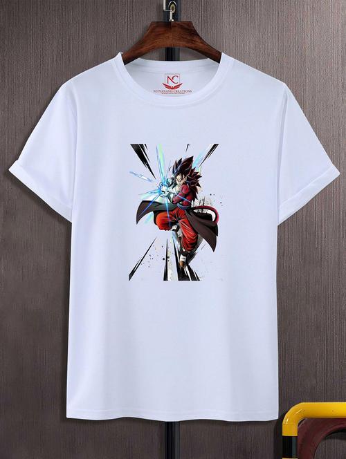unisex white graphic printed t-shirt - 20824408 -  Standard Image - 0