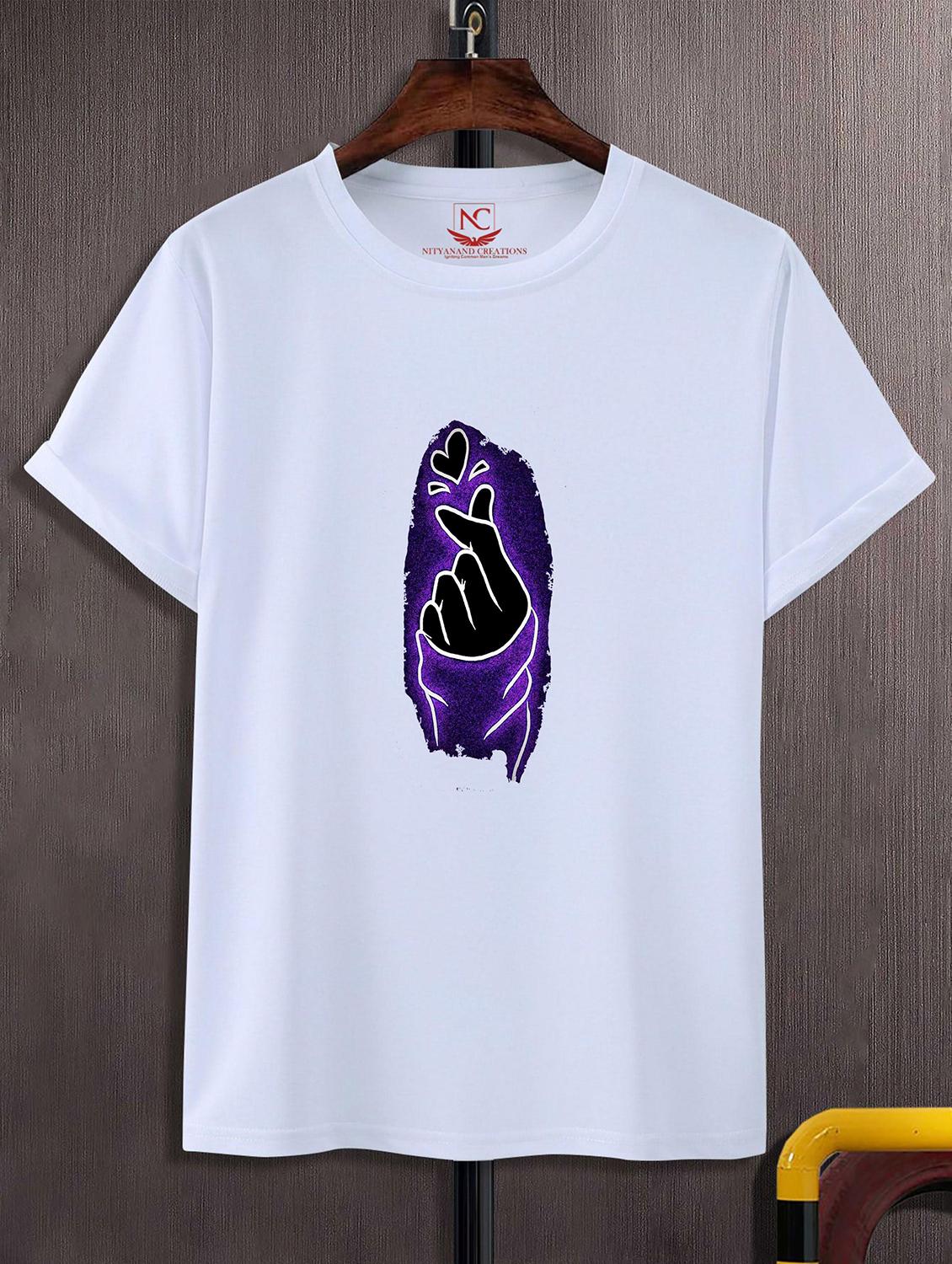 unisex white graphic printed t-shirt - 20824410 - Zoom Image - 0