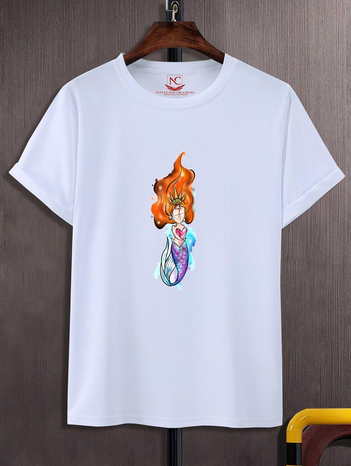 unisex white graphic printed t-shirt - 20824433 - Zoom Image - 0
