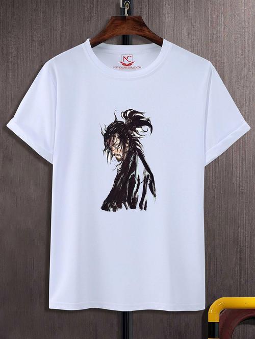 unisex white graphic printed t-shirt - 20824436 -  Standard Image - 0