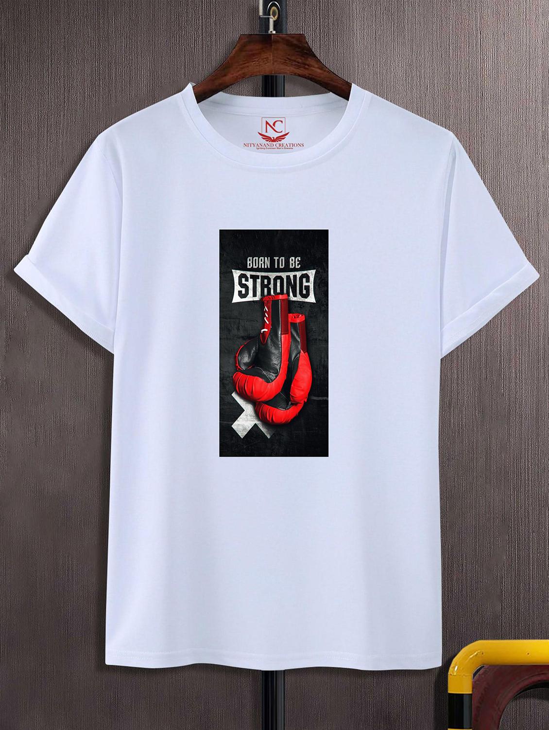 unisex white graphic printed t-shirt - 20824437 - Zoom Image - 0