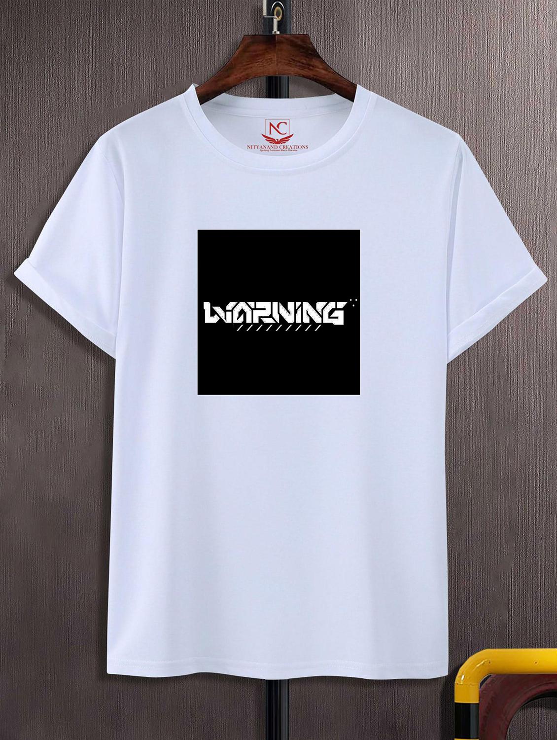unisex white graphic printed t-shirt - 20824449 -  Zoom Image - 0