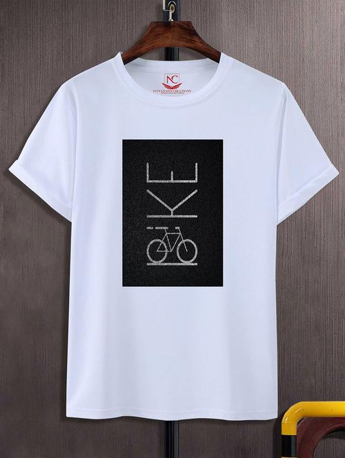 unisex white graphic printed t-shirt - 20824475 - Standard Image - 0