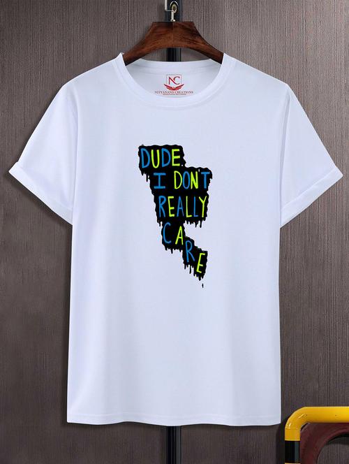 unisex white graphic printed t-shirt - 20824486 -  Standard Image - 0