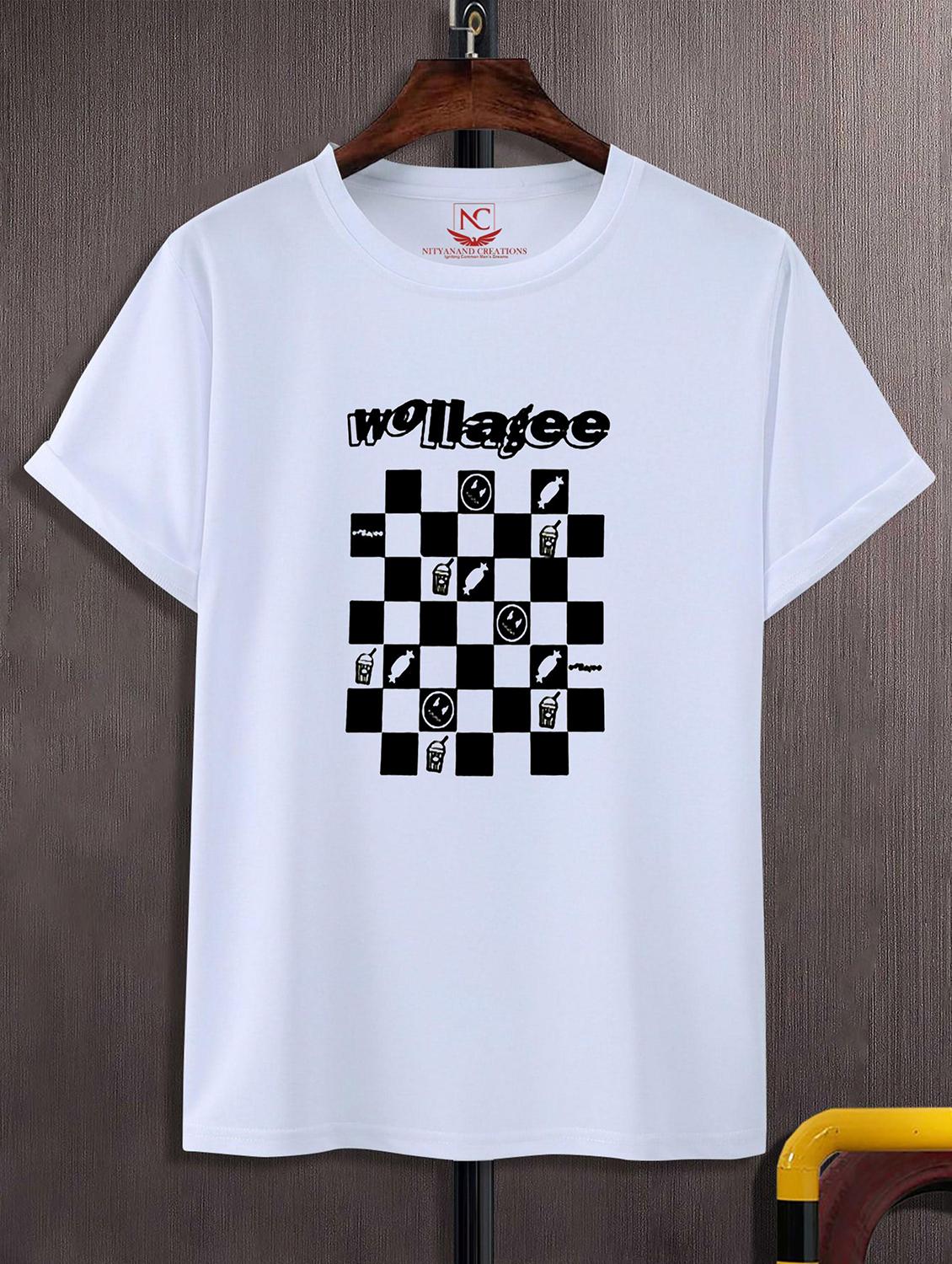 unisex white graphic printed t-shirt - 20824517 -  Zoom Image - 0