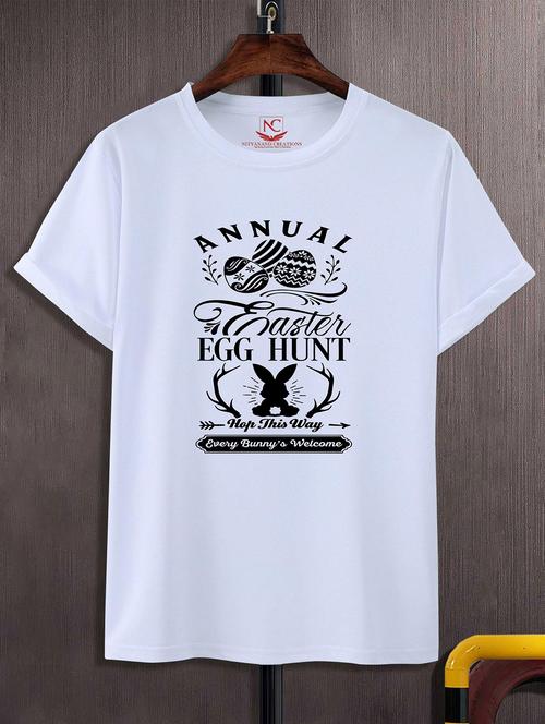 unisex white graphic printed t-shirt - 20824528 - Standard Image - 0