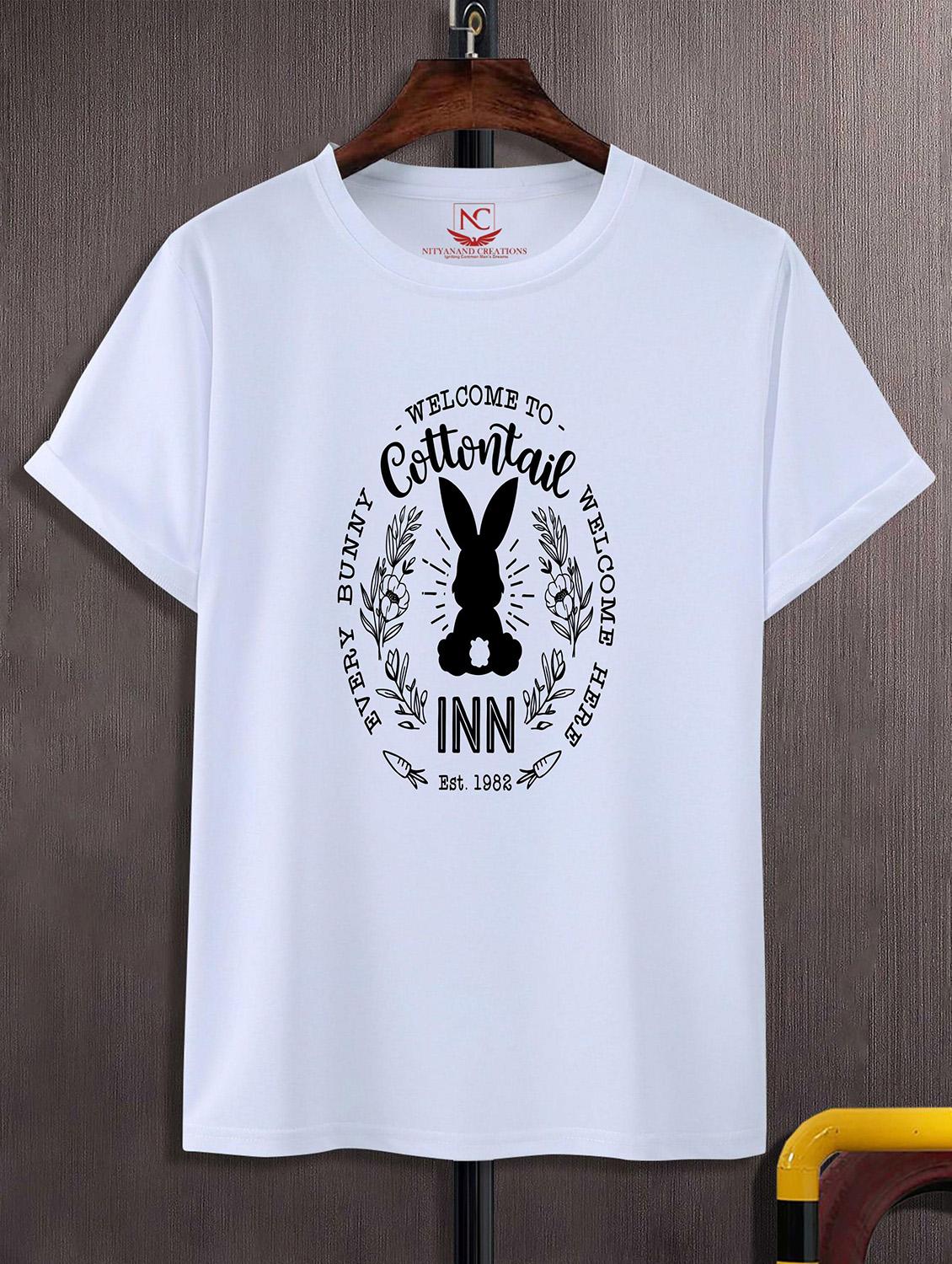 unisex white graphic printed t-shirt - 20824542 - Zoom Image - 0