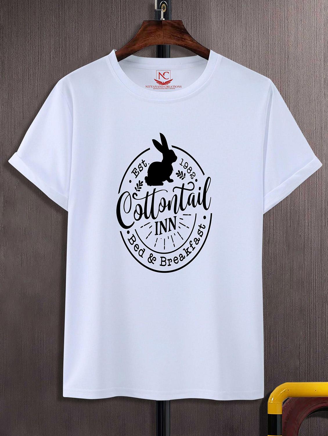 unisex white graphic printed t-shirt - 20824545 - Zoom Image - 0