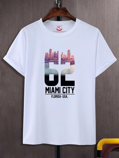 unisex white graphic printed t-shirt - 20824548 - Standard Image - 0