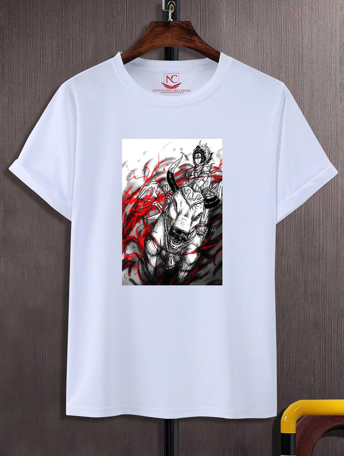 unisex white graphic printed t-shirt - 20824564 - Zoom Image - 0