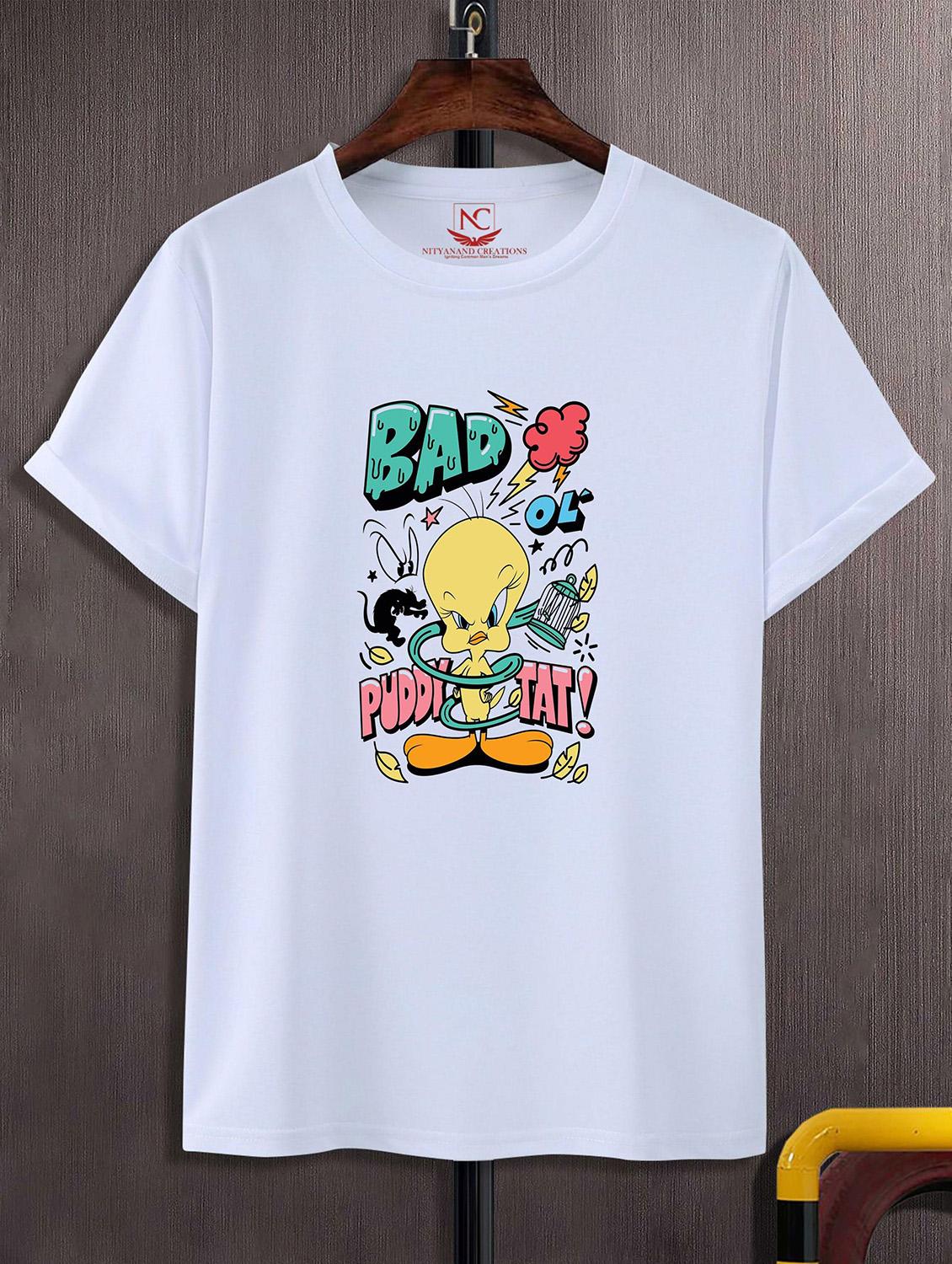 unisex white graphic printed t-shirt - 20824577 - Zoom Image - 0