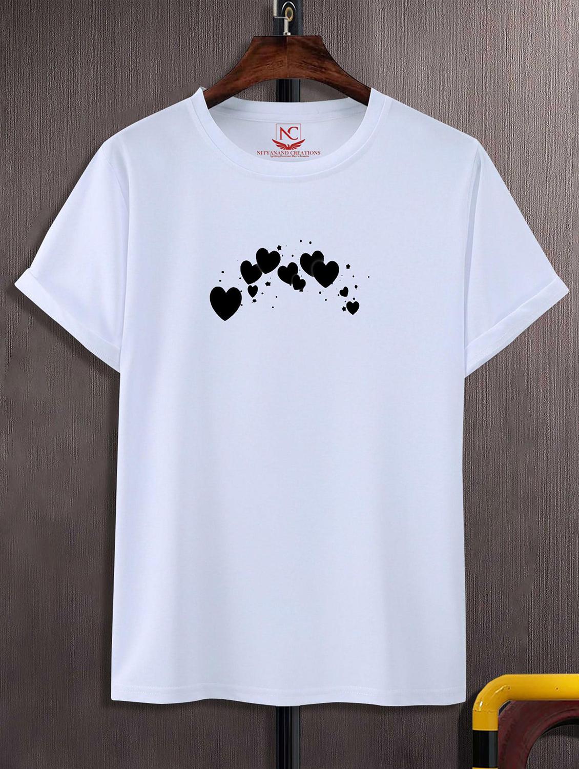 unisex white graphic printed t-shirt - 20824589 -  Zoom Image - 0