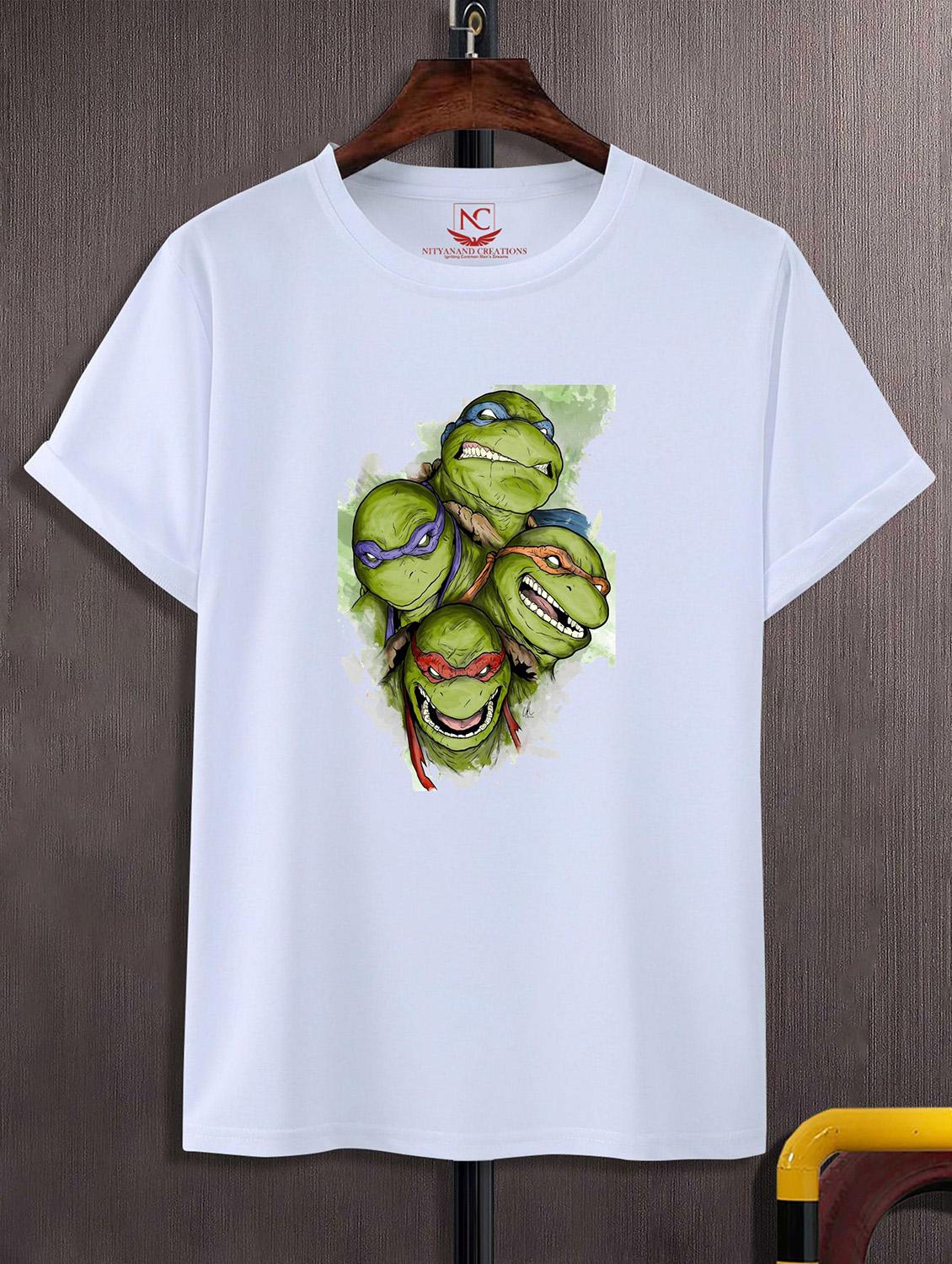 unisex white graphic printed t-shirt - 20824591 -  Zoom Image - 0