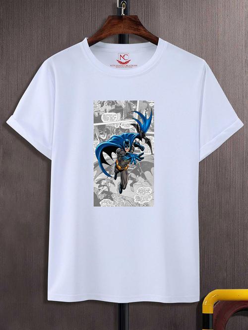 unisex white graphic printed t-shirt - 20824592 - Standard Image - 0