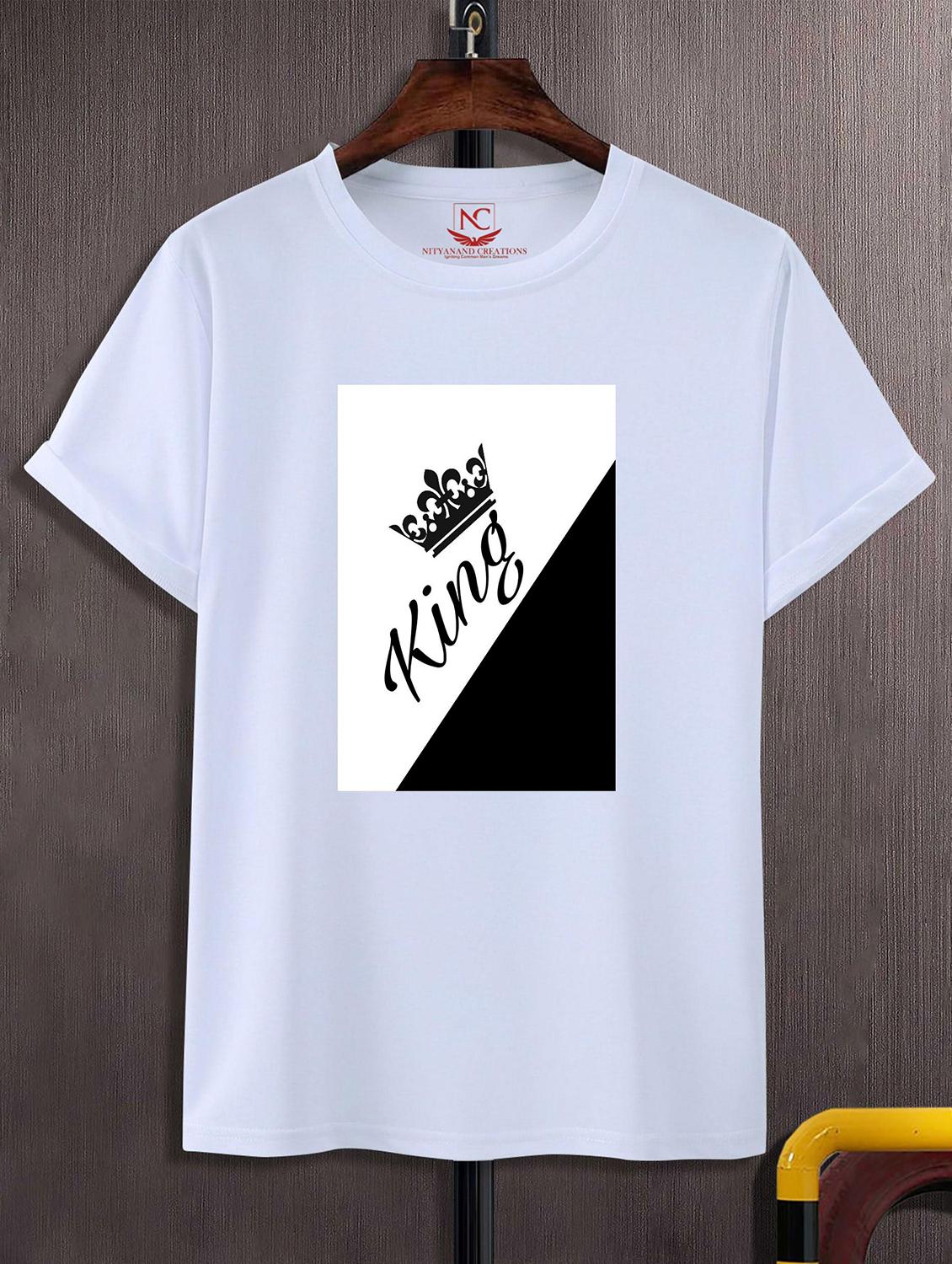 unisex white graphic printed t-shirt - 20824598 - Zoom Image - 0