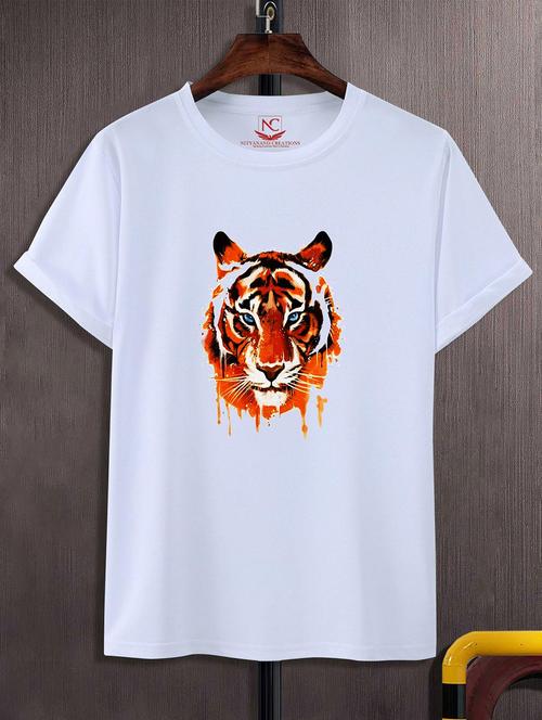 unisex white graphic printed t-shirt - 20824605 - Standard Image - 0