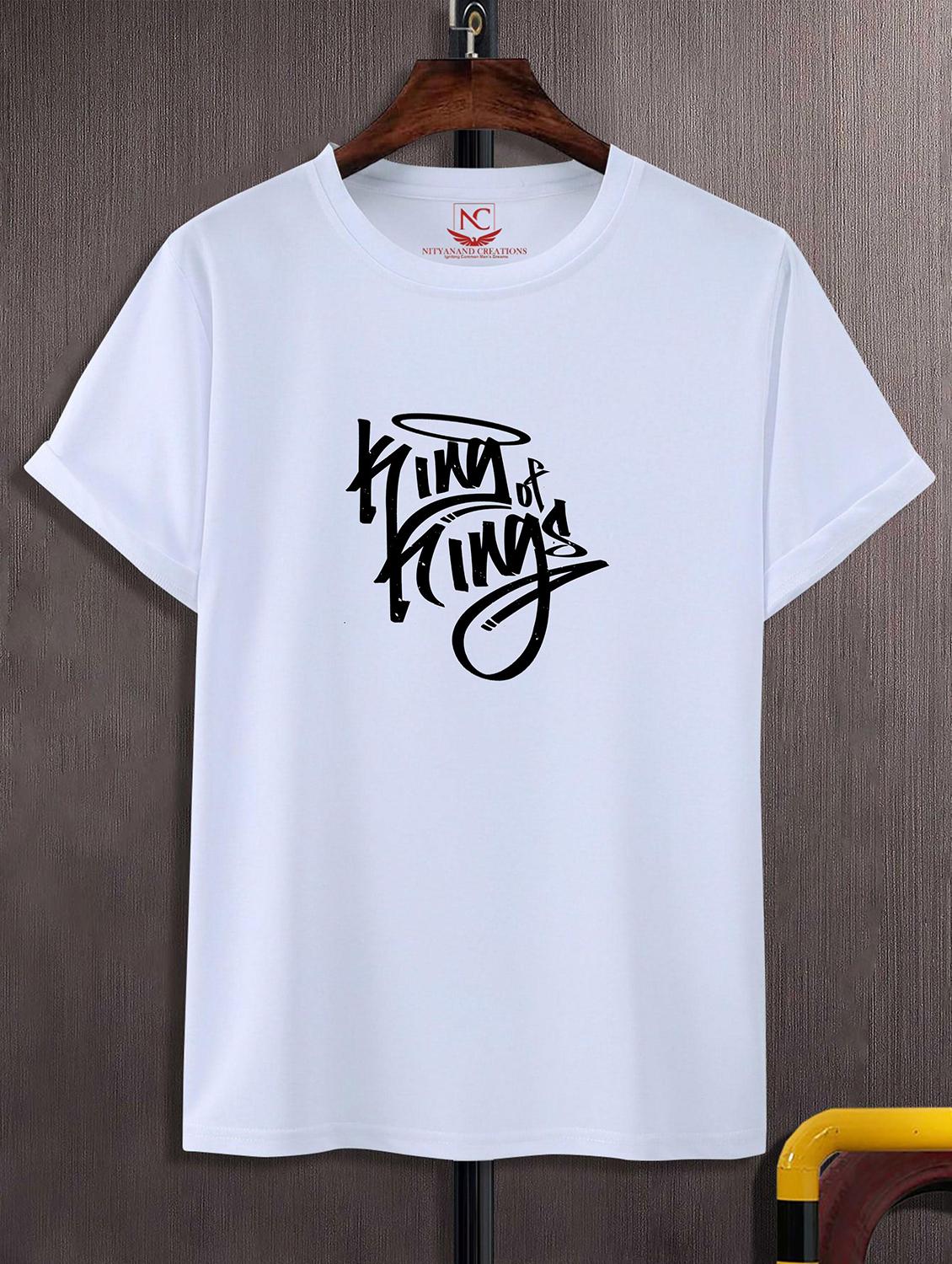 unisex white graphic printed t-shirt - 20824611 -  Zoom Image - 0