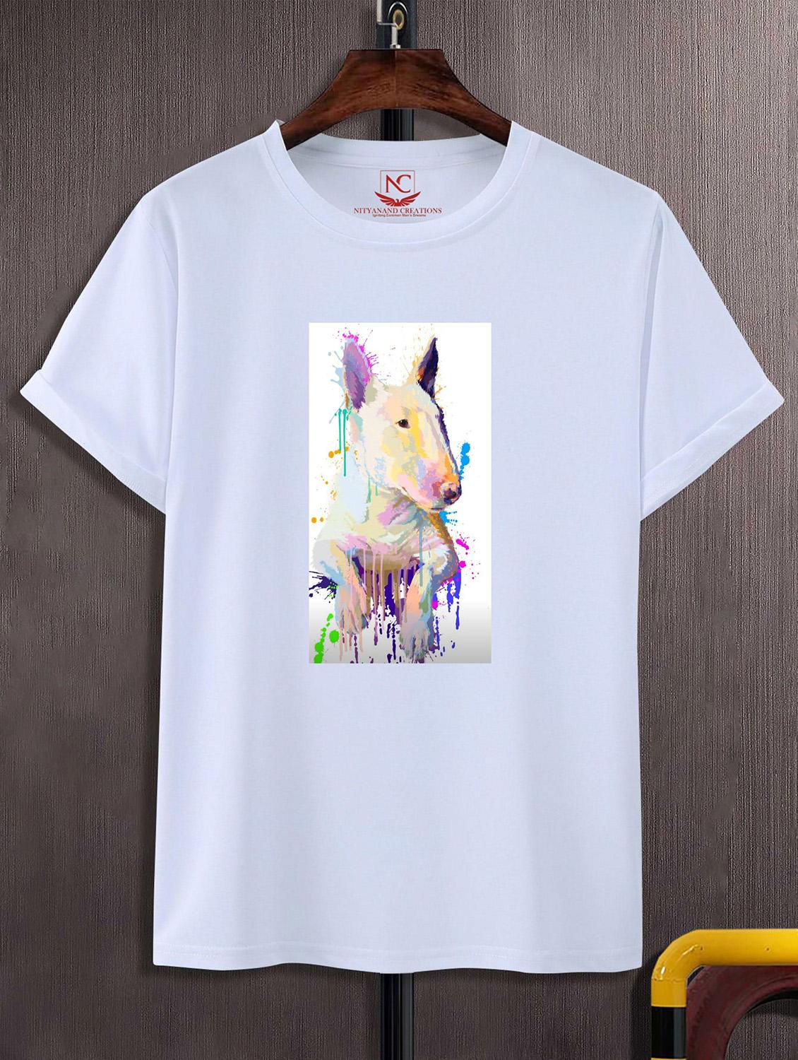 unisex white graphic printed t-shirt - 20824622 -  Zoom Image - 0