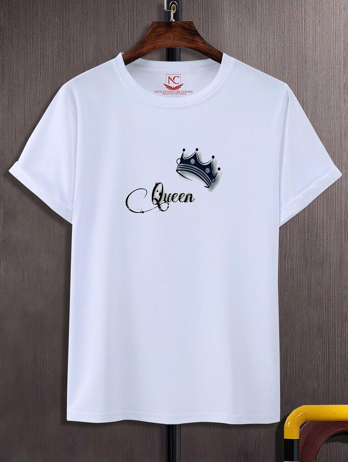 unisex white graphic printed t-shirt - 20824626 - Zoom Image - 0