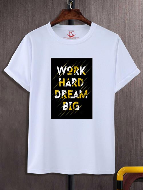 unisex white graphic printed t-shirt - 20824633 -  Standard Image - 0