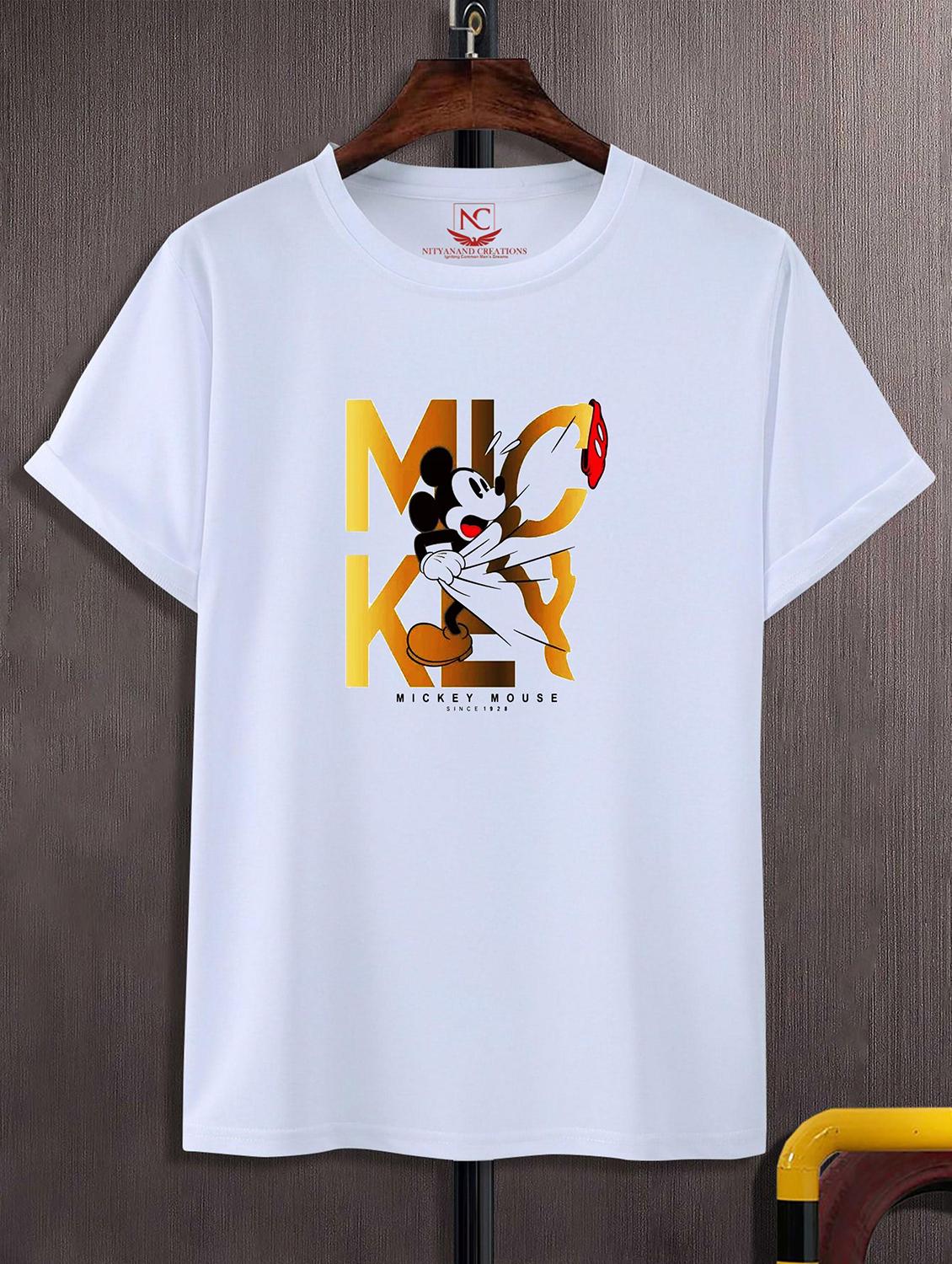 unisex white graphic printed t-shirt - 20824639 -  Zoom Image - 0