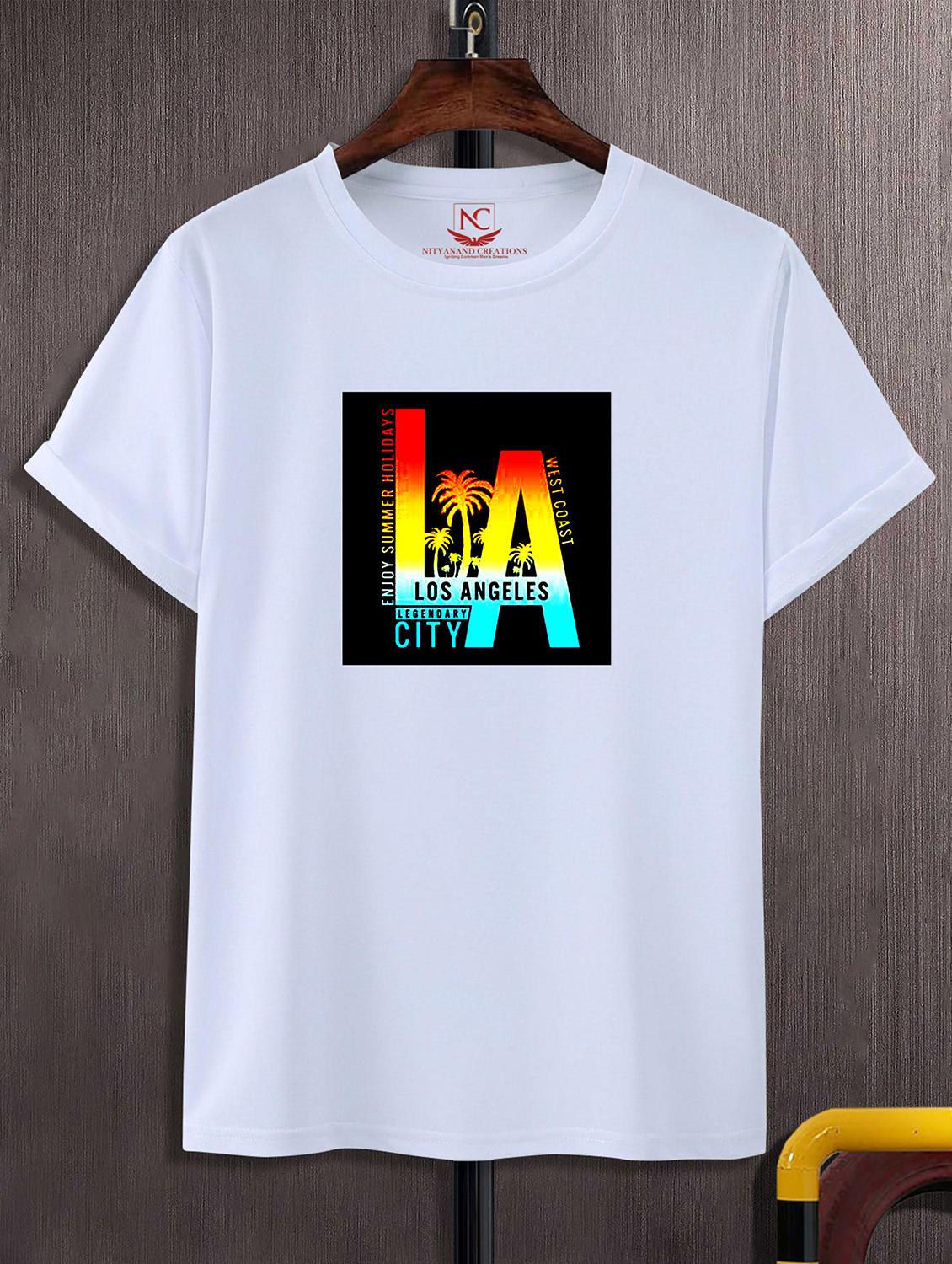 unisex white graphic printed t-shirt - 20824655 - Zoom Image - 0