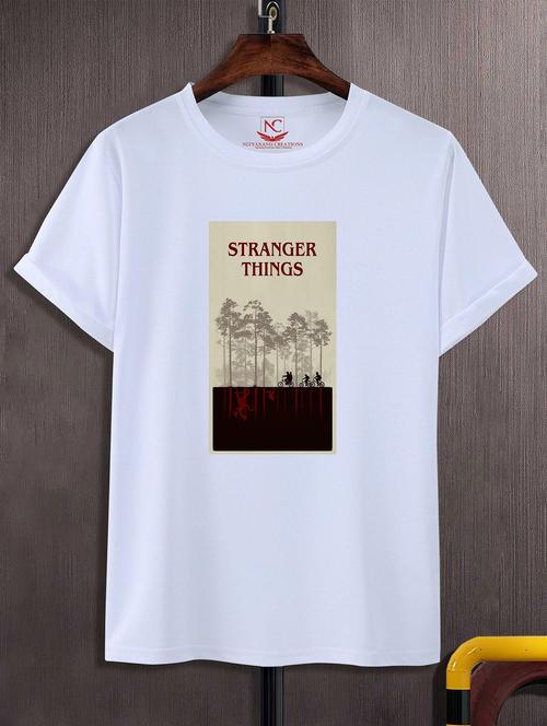 unisex white graphic printed t-shirt - 20824663 - Standard Image - 0