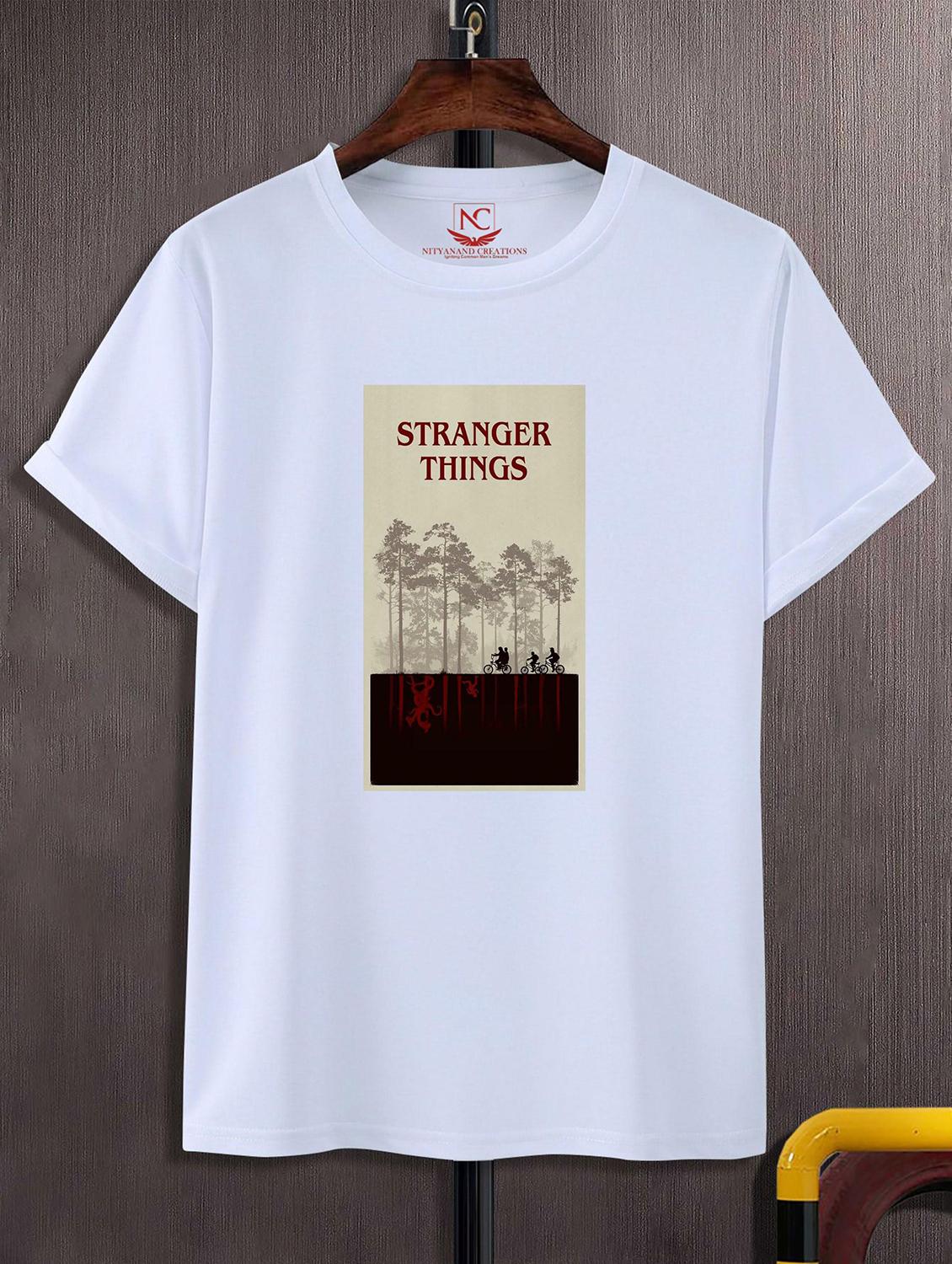 unisex white graphic printed t-shirt - 20824663 - Zoom Image - 0