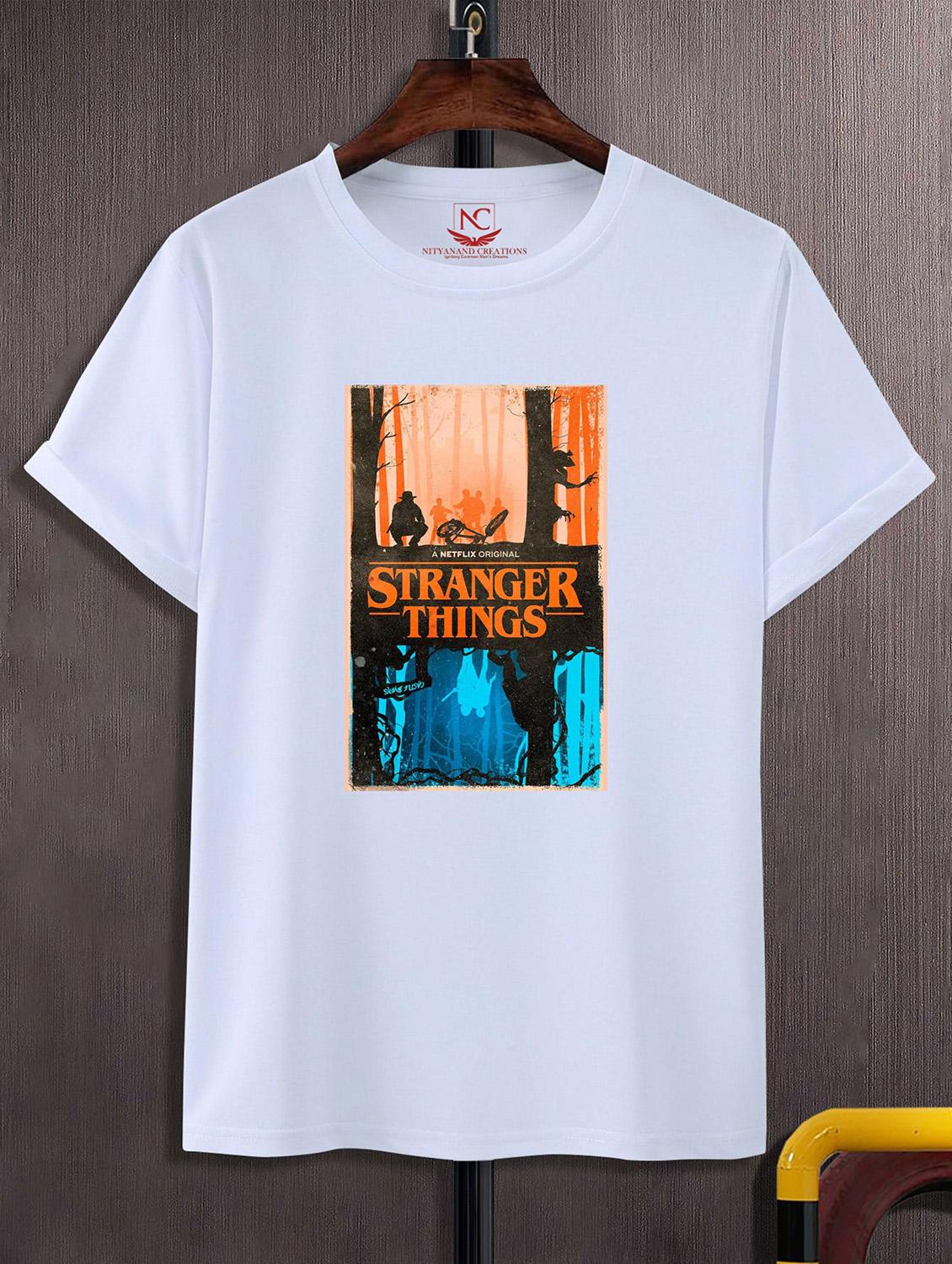 unisex white graphic printed t-shirt - 20824664 - Zoom Image - 0