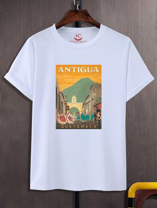 unisex white graphic printed t-shirt - 20824669 -  Standard Image - 0