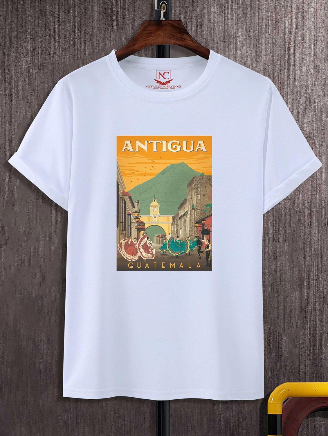 unisex white graphic printed t-shirt - 20824669 -  Zoom Image - 0
