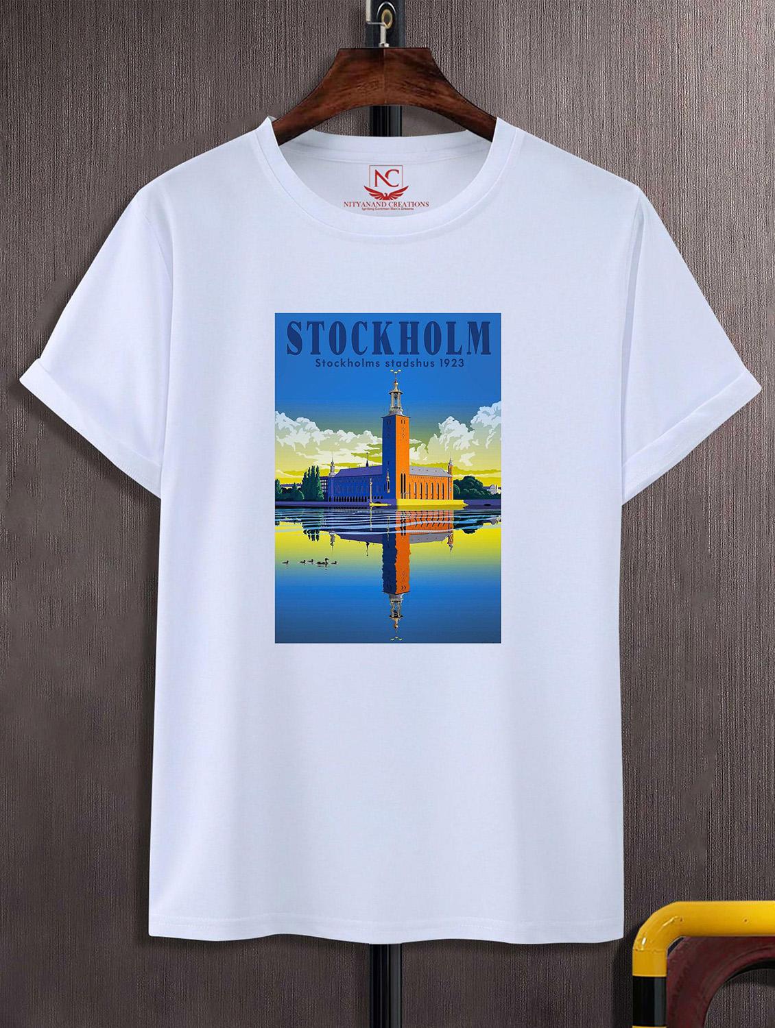 unisex white graphic printed t-shirt - 20824677 - Zoom Image - 0