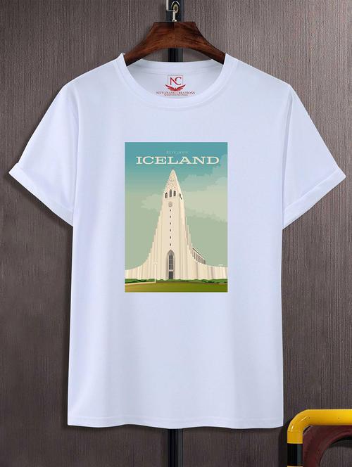 unisex white graphic printed t-shirt - 20824678 - Standard Image - 0