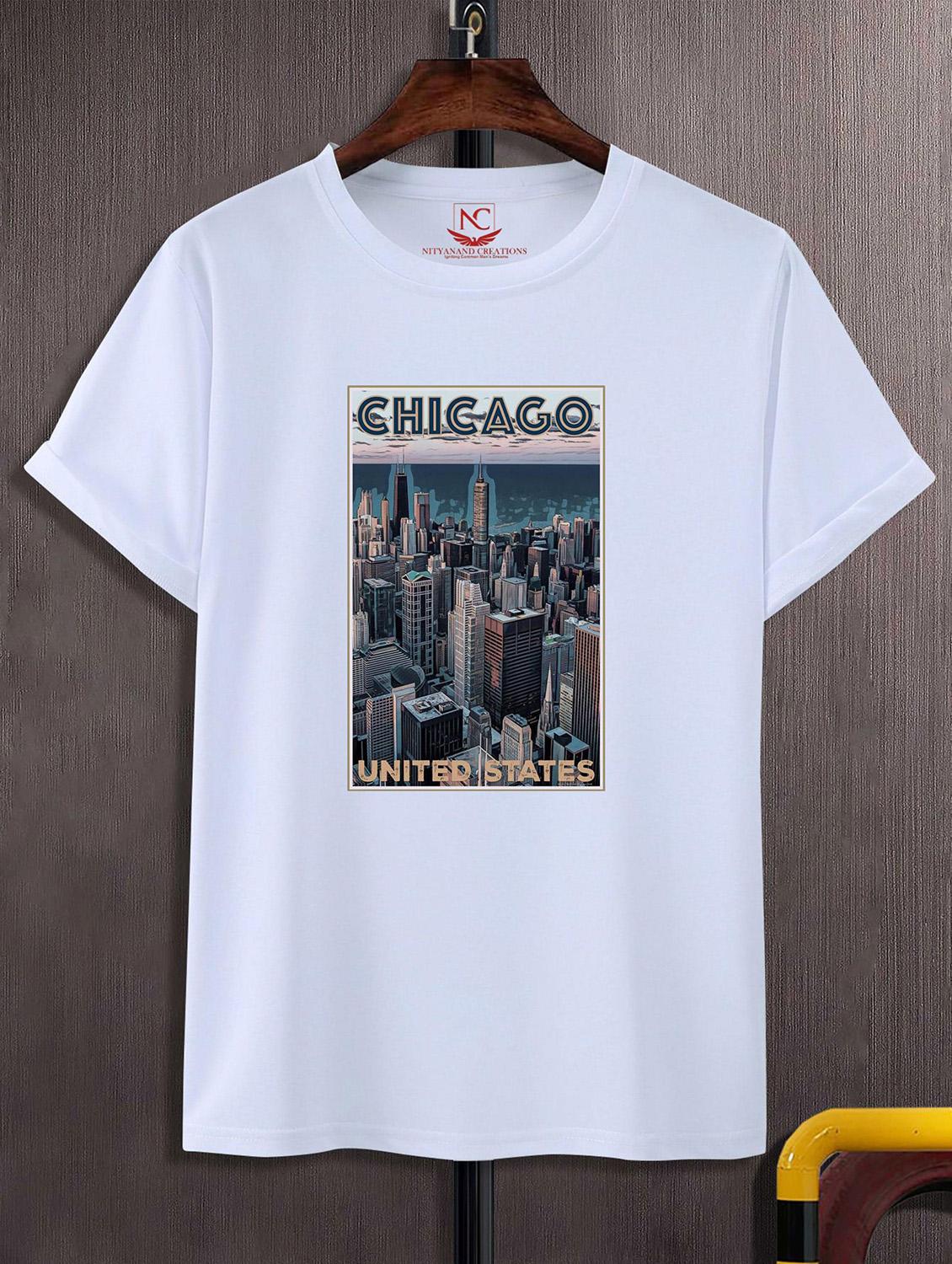 unisex white graphic printed t-shirt - 20824687 - Zoom Image - 0