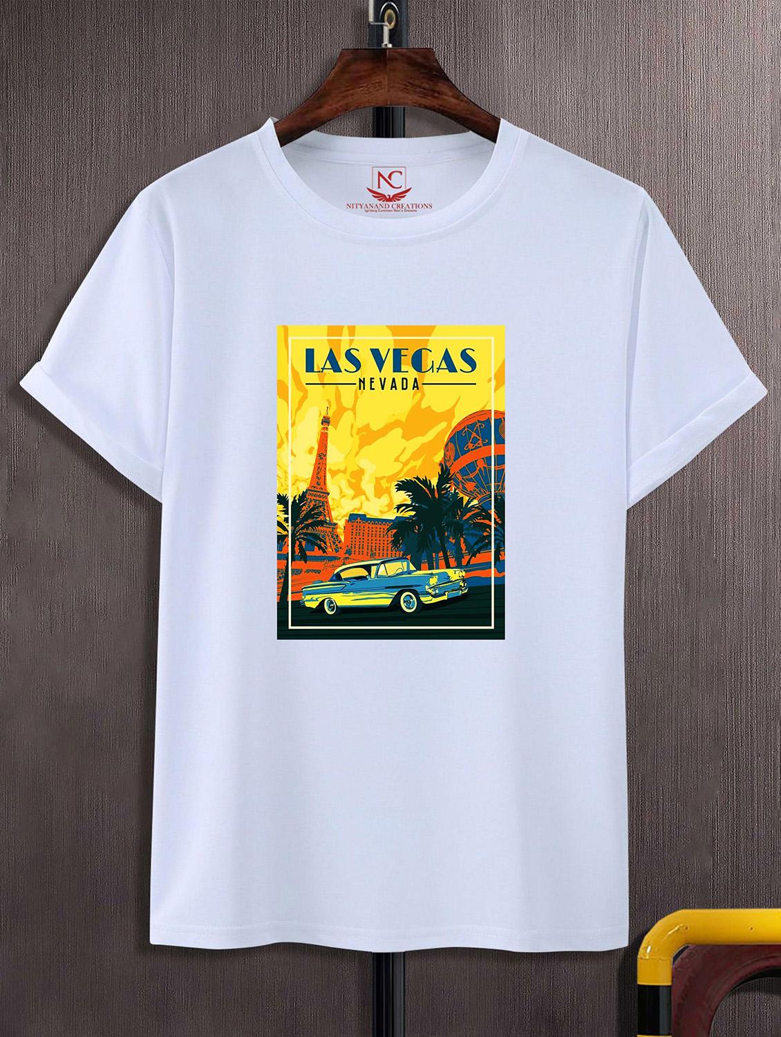 unisex white graphic printed t-shirt - 20824690 - Zoom Image - 0