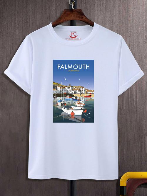 unisex white graphic printed t-shirt - 20824696 -  Standard Image - 0