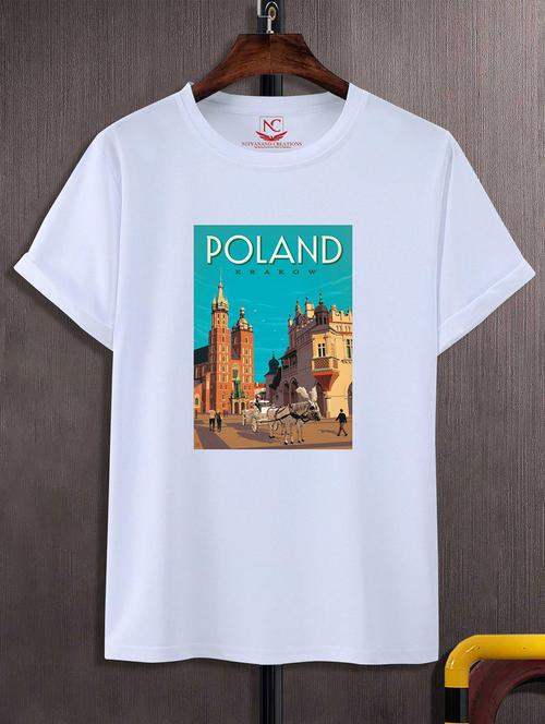 unisex white graphic printed t-shirt - 20824697 - Standard Image - 0