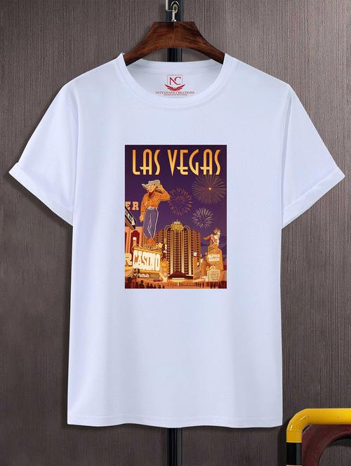unisex white graphic printed t-shirt - 20824700 -  Standard Image - 0